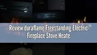 Review duraflame Freestanding Electric Fireplace Stove Heater with 3D Flame Effect for 1,000 Sq. Ft.