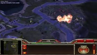 Command & Conquer Generals Zero Hour - Zero Hour Si0r Vs Medium Army CPU - Silent River