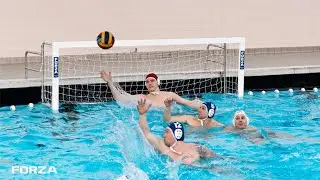 FORZA Mounted Water Polo Goal | Professional Poolside Performance