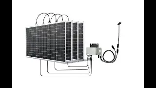 Lightweight 300W 600W Plug&Play Balcony Solar System Solution #Balkonkraftwerk #balcony #solar