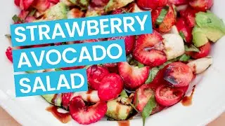 Strawberry Avocado Caprese Salad