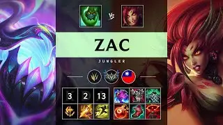 Zac Jungle vs Zyra - TW Challenger Patch 25.11