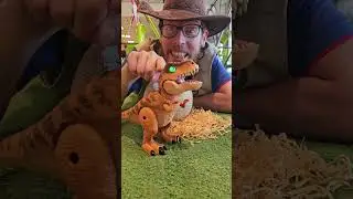 Watch the mighty T-Rex hatch and come to life right before your eyes with Primal Hatch 🐣🔥