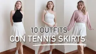10 OUTFITS USANDO FALDAS PLISADAS/TENNIS ~ 10 estilos diferentes