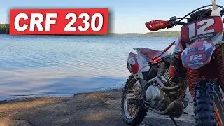 RN03 TESTANDO - HONDA CRF230F DE TRILHA