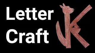 The Letter K Craft | Alphabet Crafts I Kangaroo Craft for Kids | Preschool Craft