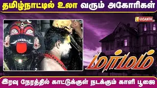 தமிழ்நாட்டில் இரவு நேரத்தில் காட்டுக்குள் நடக்கும் காளி பூஜை | Marmam | Vasanth TV