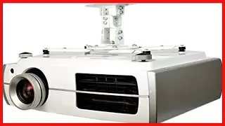 QualGear Qg PM 002 Wht S Projector Ceiling Mount Accessory , White
