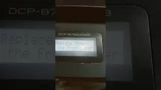 Replce toner error brother DCP7620dwb reset 20mint