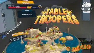 TABLE TROOPERS- Vamos reviver o estilo de jogo Worms, agora no Meta Quest 3 em REALIDADE MISTA.