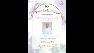 10 YEARS CELEBRATION  HARMONY HOUSE LEICESTER
