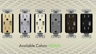 Reversible USB Type-C Outlet Chargers | TU21558AC | TOPGREENER