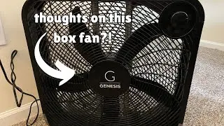 My Thoughts on the Genesis Box Fan