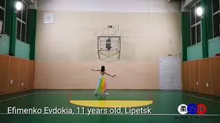 Ассоциация Ролибола, фристайл Ефименко Евдокия. Russian Roliball Association. Taiji Rouliqiu 太极柔力球.