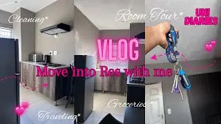 Uni Move-in Vlog |Returning student|Room Tour + Grocery shopping+ unpacking|🤍🦋