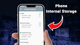 How to CHECK Your Phone internal Storage Size!