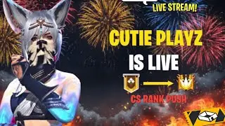 FREE FIRE LIVE 🔴 GIRL GAMER | CS RANK PUSH 🔥 | GIVEAWAY 💎 + GUILD TEST