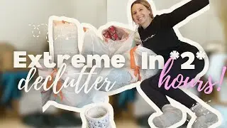 How I decluttered my entire house in under 2 hours | Decluttering Motivation