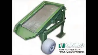 Portable Sloped Vibratory Screener for Sand Separation - Cleveland Vibrator Co.
