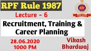 Lecture 6 RPF Rule 1987  RPF Rule 1987 in Hindi \ English
