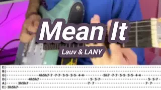 Mean It |&copy;Lauv & LANY |【Guitar Cover】with TABS