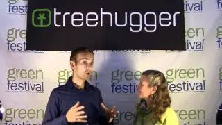 Zoe Weil Interviews the Cool Vegetarian Jeff Golfman with TreeHugger at Green Festival