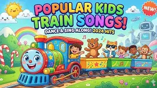 Choo Choo Train | Wheels on the Train Song | Little Angel |🚉 #kidslearning #animation #views #viral 