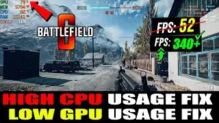 Как исправить высокую загрузку ЦП и низкую загрузку видеокарты в Battlefield 6 (исправлен низкий ...