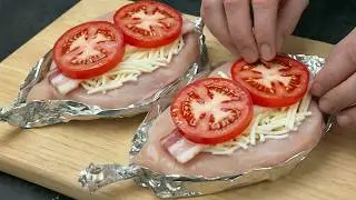 I've Never Eaten Such Delicious Garlic Chicken Breast! Easy and Tasty Idea To Stuffing!