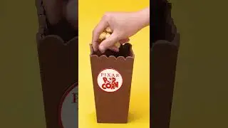#Shorts Amazing Ideas With Popcorn At Home #Satisfying #Chocolate #cake #shortsvideo