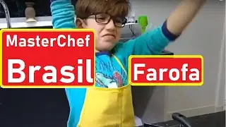 Masterchef Brasil com Bernardo Fazendo um Farofa de legumes com Bacon
