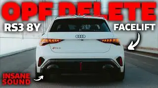 THIS SOUND IS INSANE - Catless Kit for Audi RS3 8Y FACELIFT + Tuningbox Power Upgrade