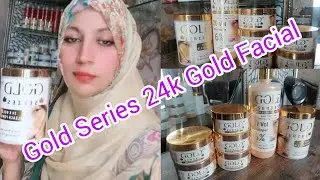 24k Gold Facial Kit Gold Series Profesional Kit With Polisher#24kgoldn #goldseries#abrish #AAA