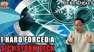 I Hard Forced A Sick Storm Deck | Powered Cube Draft | MTG Arena