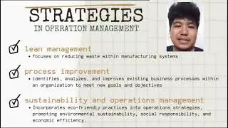 ES034 Engineering Management | OPERATIONS MANAGEMENT