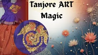 ##TANJORE PAINTING🤩🤩 #FABRIC PAINTING @SRAVYA.FASHION.STUDIO #ORDER NOW @9014703246#