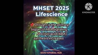 MHSET2025lifescience plant stress hormone one concept indetails,Abscisic acid#setexam#csirnet#Ugcnet