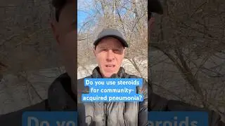 Используете ли вы стероиды при внебольничной пневмонии или нет? #реанимация #неотложнаямедицина