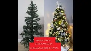 DICAS DE COMO MONTAR ARVORE DE NATAL IGUAL A DE SHOPPING