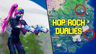 How to get EXOTIC HOP ROCK DUALIES in Fortnite - Hop Rock Dualies LOCATION & GAMEPLAY