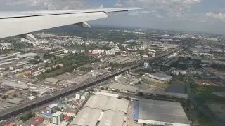 Austrian Airlines B777 Landing Bangkok