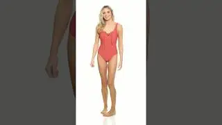 Roxy Beach Classics Printed Fashion One Piece Swimsuit | SwimOutlet.com
