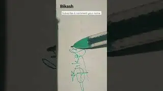 Bikash sign | signature style #shorts#yourubeshorts #signature #sign #firstkalakar