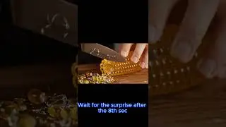 Hyperreal Glass Corn Slice ASMR: Cracking Sounds & Shards! 🌽✨