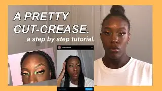 HOW TO: a colour cut- crease tutorial- Renela Unique