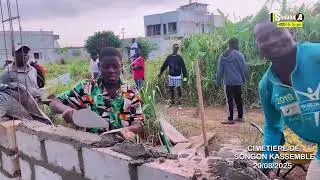 #SONGON-Le Chef Agnon Jonas de Kassembl&eacute; visite les travaux de la cl&ocirc;ture du cimeti&egrave;re&nbsp;(20/08/2025)