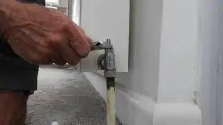 Radiator valve stiff or jammed and will not turn.