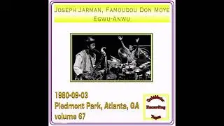 Joseph Jarman, Famoudou Don Moye - 1980-09-03, Piedmont Park, Atlanta, GA