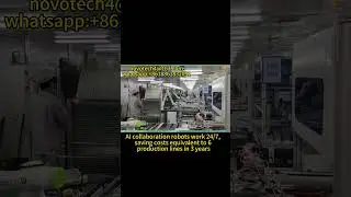 Our AI collaboration robots application in the Screen Printing Industry,efficiency soars by 300%!