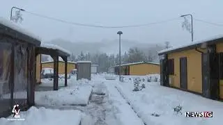 Neve sulle SAE di Visso